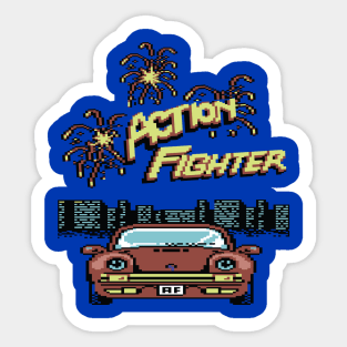 Action Fighter Sticker